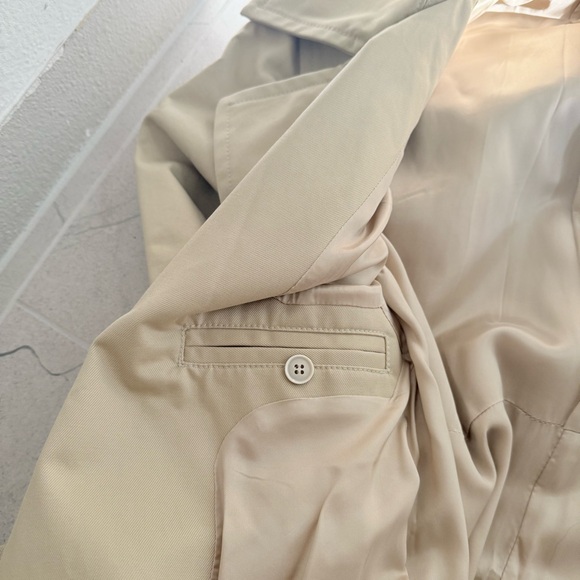 Cuyana Original Classic Belted Khaki Trench Coat Sz S / M Made in Italy - Picture 10 of 14